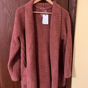 Barefoot Dreams Cozy Chic Open-Front Cardigan